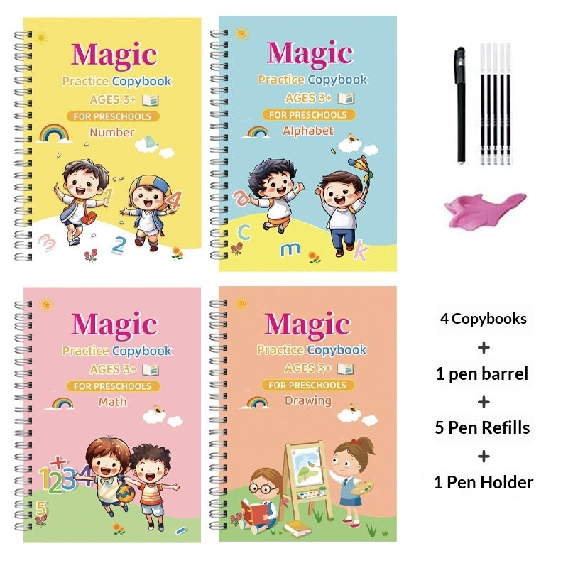 Childrens English Calligraphy Practice Book Beginner Drawing Book