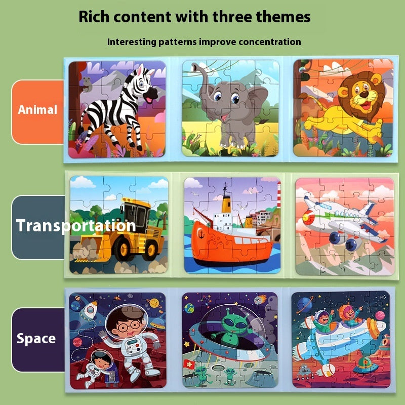 Children's Magnetic Book Puzzle