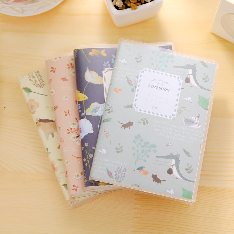Thickened Spiritual Fun Natural Series Plastic Case Notepad