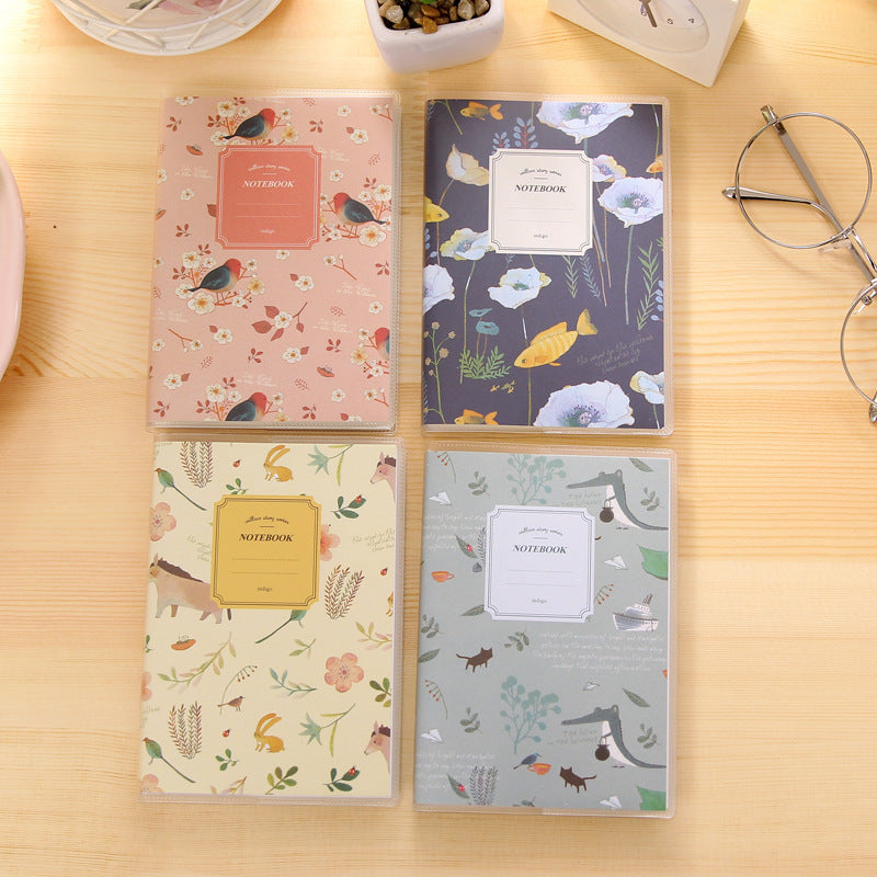 Thickened Spiritual Fun Natural Series Plastic Case Notepad