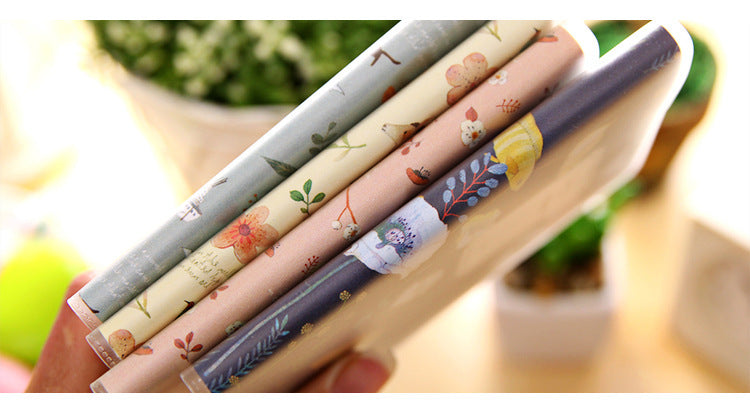 Thickened Spiritual Fun Natural Series Plastic Case Notepad