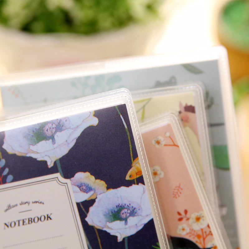 Thickened Spiritual Fun Natural Series Plastic Case Notepad