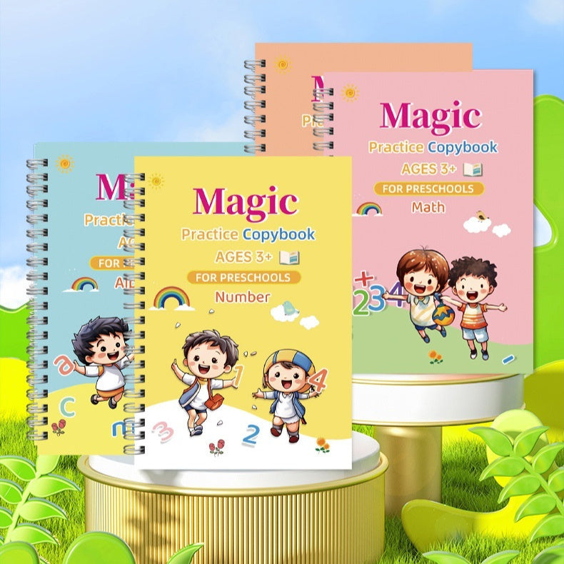 Childrens English Calligraphy Practice Book Beginner Drawing Book