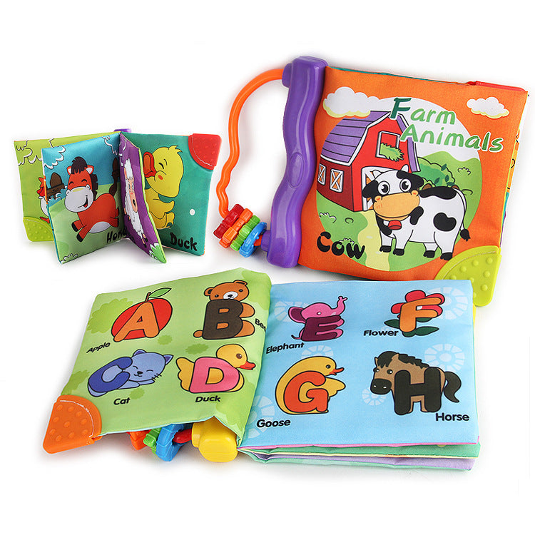 Large Cloth Book, Baby Cloth Book, Baby Palm Book
