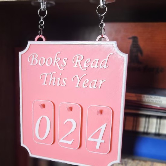 Hanging Reading Counter