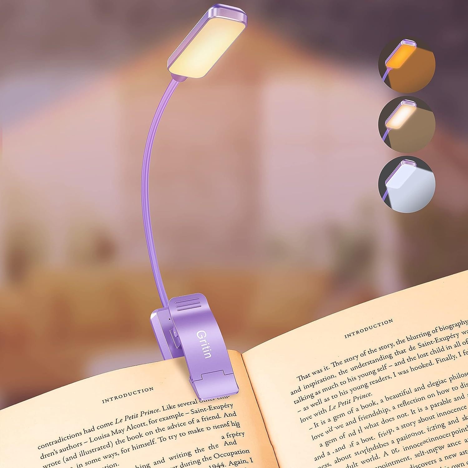 Minimalist Household LED Rechargeable Book Light