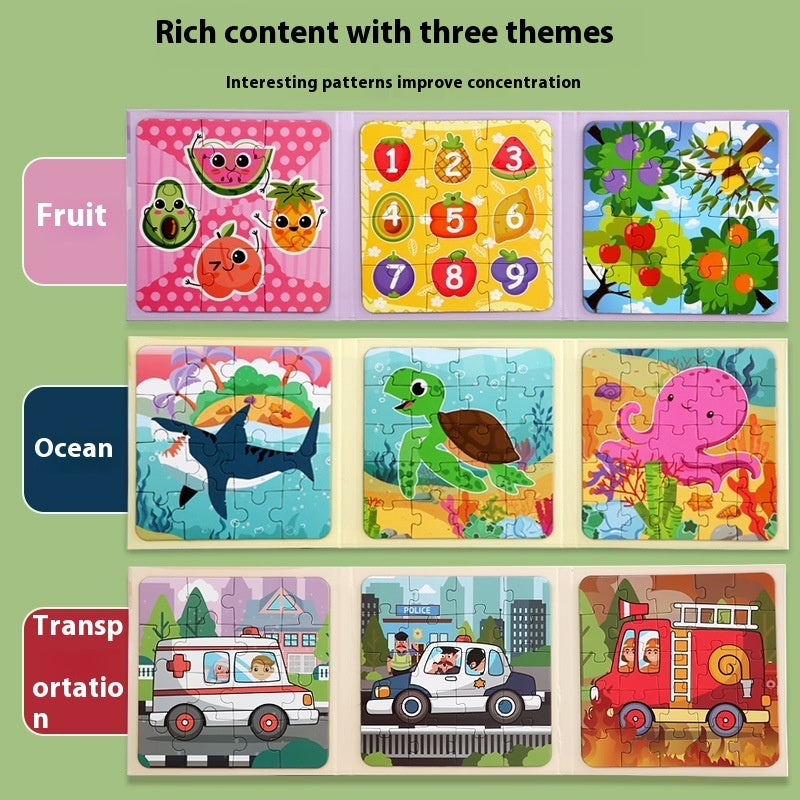 Children's Magnetic Book Puzzle