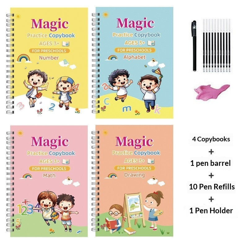 Childrens English Calligraphy Practice Book Beginner Drawing Book