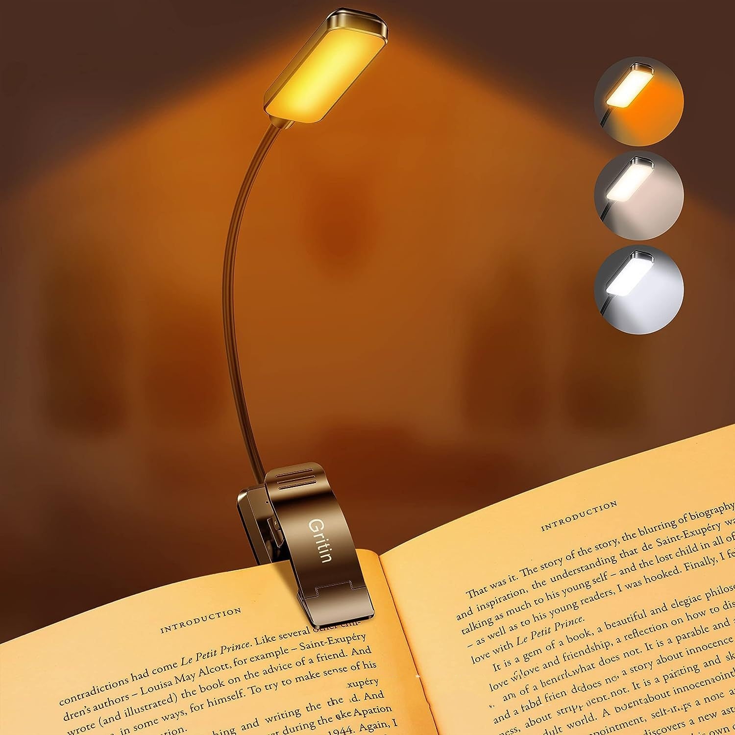 Minimalist Household LED Rechargeable Book Light